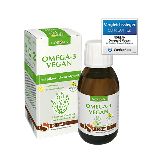 NORSAN - Omega-3 Vegan - Algenöl 100 ml