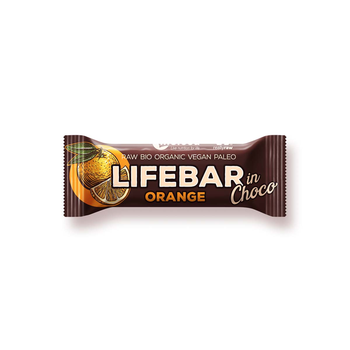 lifebar InChoco - Orange Roh Bio 40 G