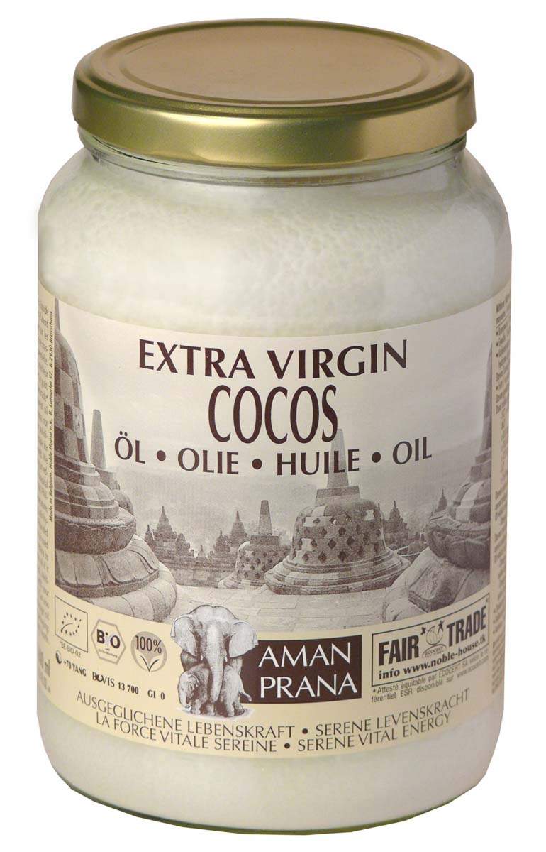 Bio Kokosöl Amanprana, kaltgepreßt 1600 ml