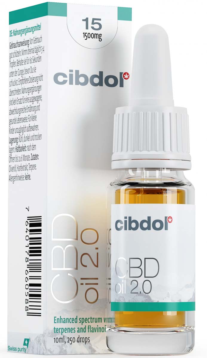 CBD Öl 15 % CIBDOL 2.0 10 ml