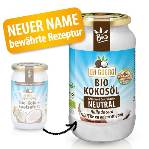 Kokosspeisefett Bio 1000ml- Kokosöl neutral