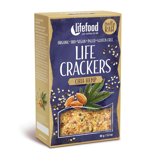 Life Cracker Chia Hanf Bio 90 g