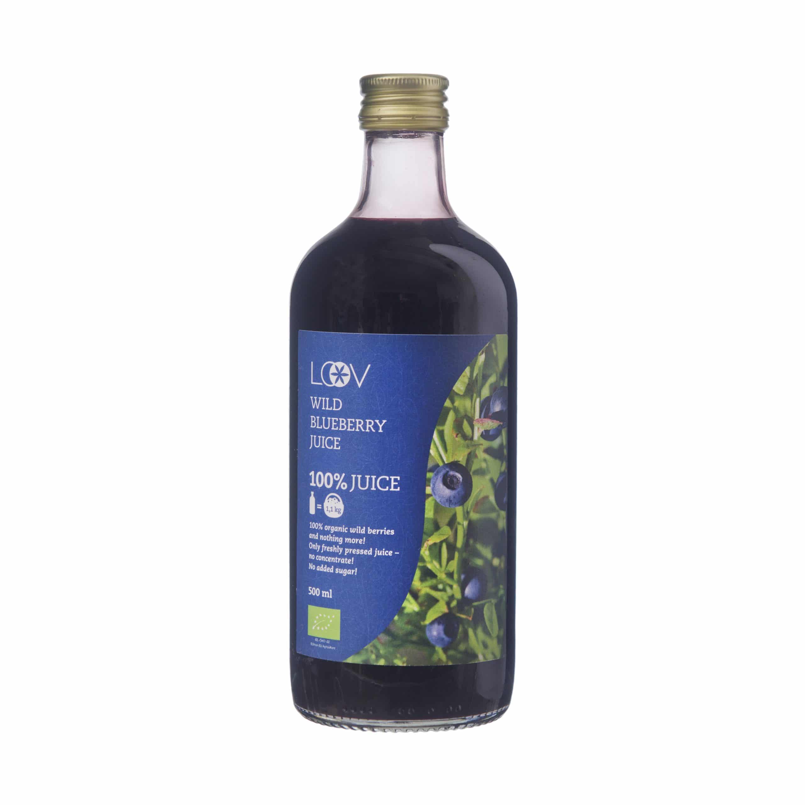 Wildheidelbeersaft Bio 500 ml