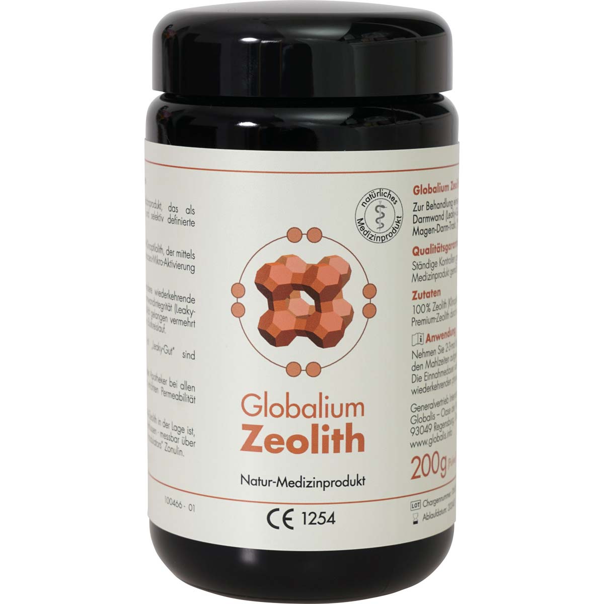 Globalium Zeolithpulver Medizinprodukt 200 g