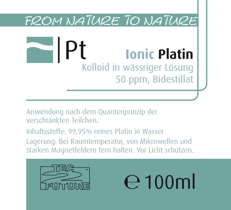 Ionic kolloidales Platin 100 ml